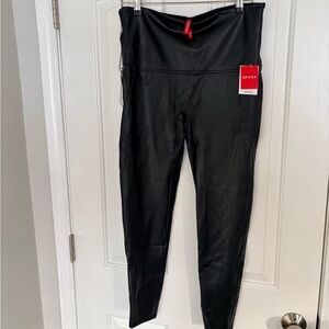 SPANX Faux Leather Leggings New With Tags NWT size 1X (fits like size 14)